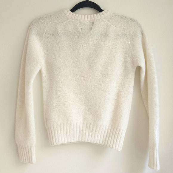 Howlin' 100% wool textured ivory cardigan made in Scotland - Picture 4 of 6